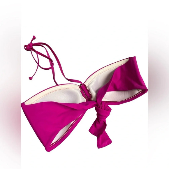 2bamboo pink strapless bikini halter top - Picture 3 of 4